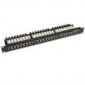 Hypernet Патч-панель Hypernet 19" 24 порта UTP 0.5U cat.5e с менеджментом кабеля (PP-UTP24-WMR-05U)