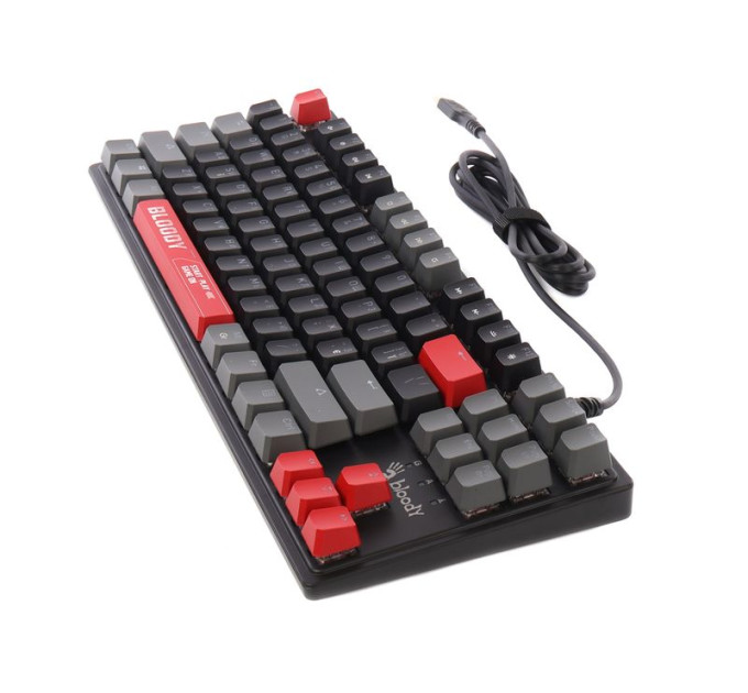 Bloody Механічна ігрова клавіатура Bloody S310N (Energy Red), USB, чорний