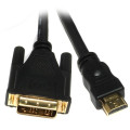 Viewcon Кабель Viewcon VD 066-3м, HDMI to DVI: 18+1; 3м, позолочені конектори, блістер, v1.3