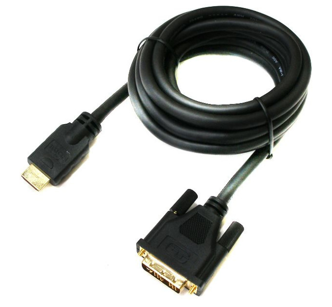Viewcon Кабель Viewcon VD 066-3м, HDMI to DVI: 18+1; 3м, позолочені конектори, блістер, v1.3