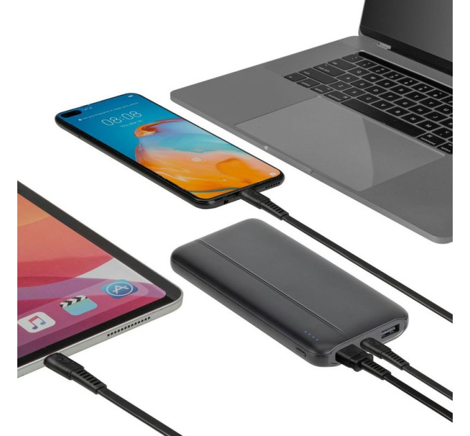 RivaCase Портативний зарядний пристрій Rivacase, 10000 mA, RIVAPOWER VA2031 (Black)