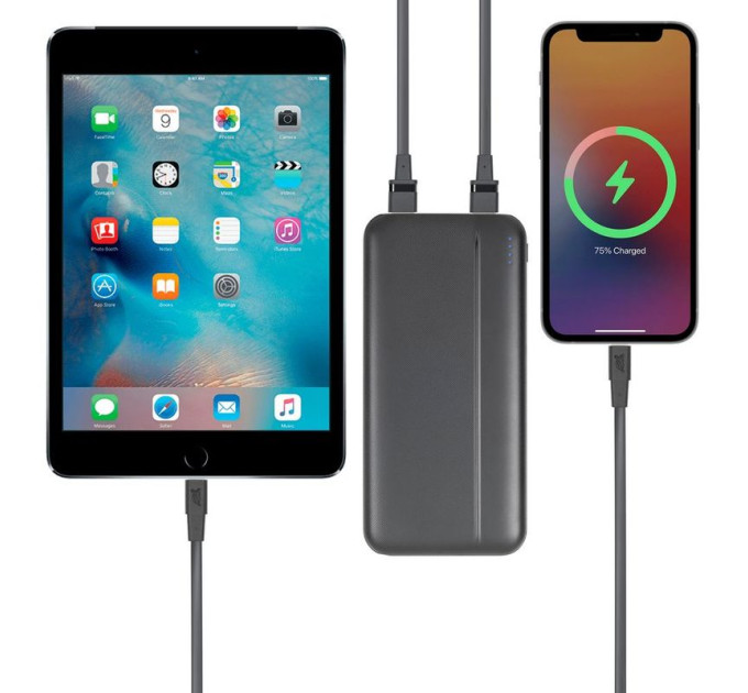 RivaCase Портативний зарядний пристрій Rivacase, 10000 mA, RIVAPOWER VA2031 (Black)