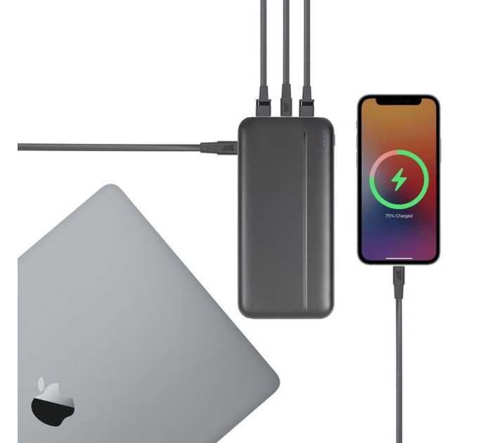 RivaCase Портативний зарядний пристрій Rivacase, 10000 mA, RIVAPOWER VA2031 (Black)