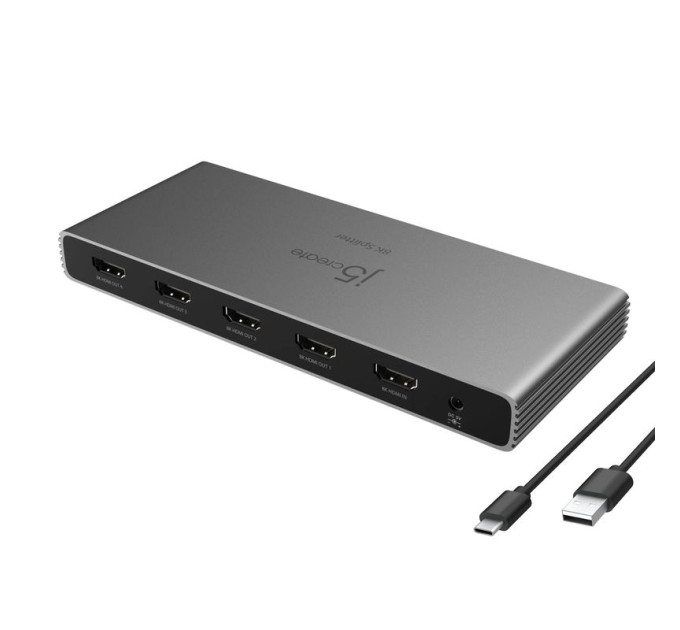 J5create Розгалужувач HDMI сигналу j5create JDSH814-N, на 4 порти HDMI v. 2.1
