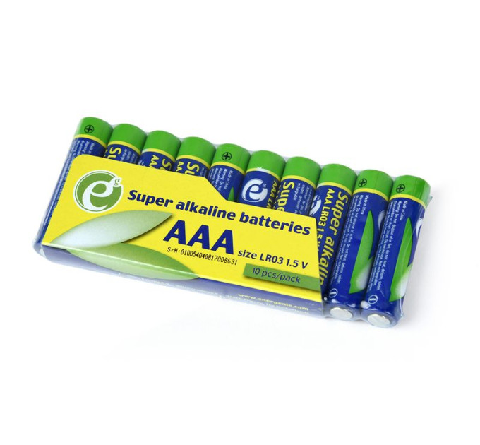 EnerGenie Батарейки лужнi Energenie EG-BA-AAASA-01 (комплект 10 шт)