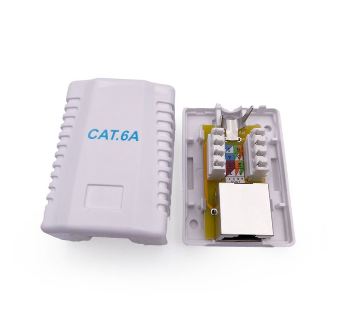 Cablexpert Розетка NCAC-1F6A-01, з мережевим роз'ємом категорії 6A