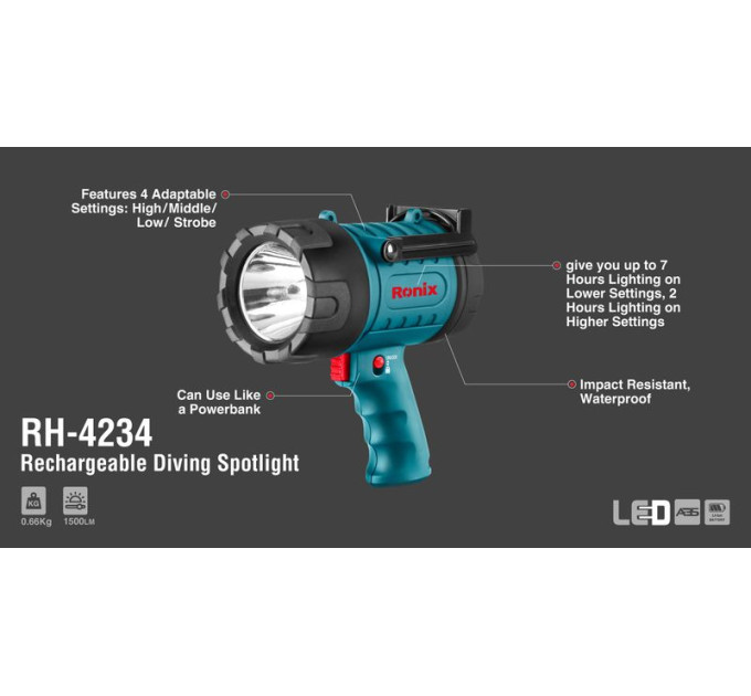 Ronix Ліхтар Ronix RH-4234
