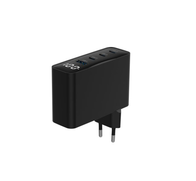 Gembird Мережевий зарядний пристрій Gembird TA-UC-PDQC100LCD-01-BK 100W