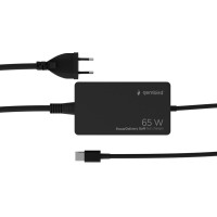МЗП Gembird NPA-AC-PDQC65-01, для ноутбука/планшета/телефона TYPE-C