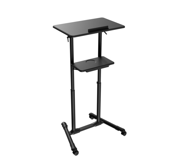 Gembird Підлогова підставка під ноутбук\проектор Gembird TVS-DESK-01-BK