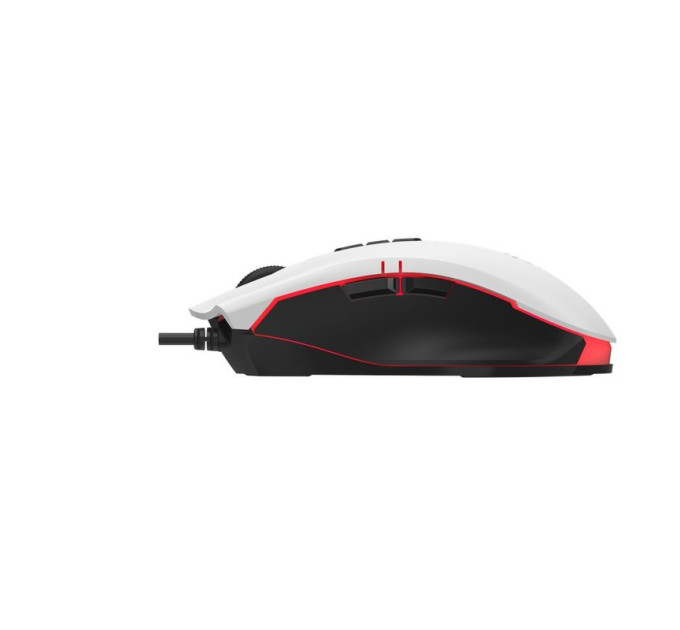 Bloody Миша ігрова A4Tech ES7 (Panda White), чорно-біла