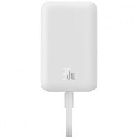 Універсальна мобільна батарея Baseus Magnetic Mini 10000mAh, 30W White (P1002210B223-00)