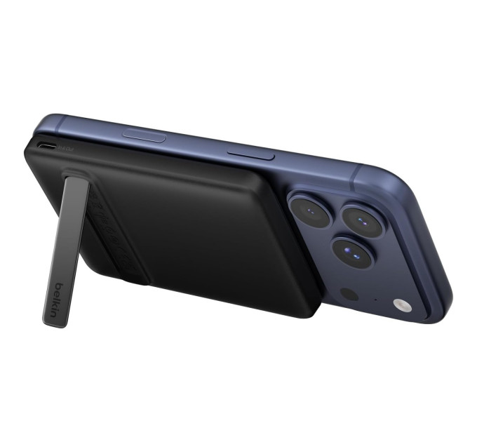 Belkin Універсальна мобільна батарея Belkin Magnetic Kickstand 5000mAh 20W Black (BPD011HQBK)