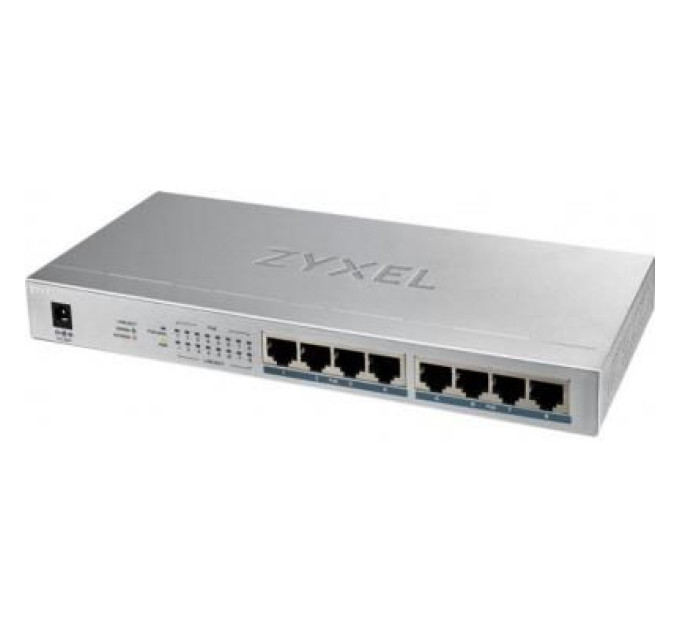 Комутатор мережевий ZyXel GS1008HP-EU0101F