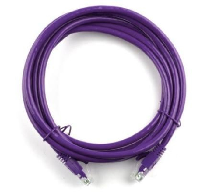Ritar Патч-корд 1.5м, RJ-45, Cat.5e, CU, мідь, фіолетовий Ritar (PCR-CU/1.5Pe / 04274)