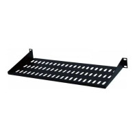 Полка 19" Hypernet 1U глиб. 300мм, колір чорний (CS-300-1U-BLACK)