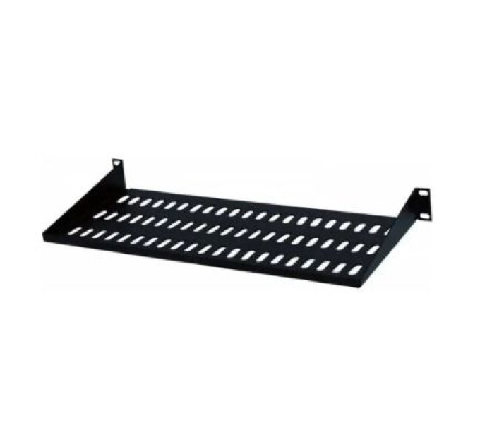 Hypernet Полка 19" Hypernet 1U глиб. 300мм, колір чорний (CS-300-1U-BLACK)