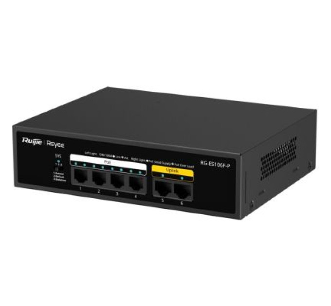 Ruijie Networks Комутатор мережевий Ruijie Networks RG-ES106F-P