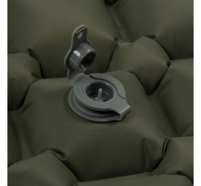 Highlander Туристичний килимок Highlander Nap-Pak Inflatable Sleeping Mat PrimaLoft 5 cm Olive (AIR072-OG) (930481)