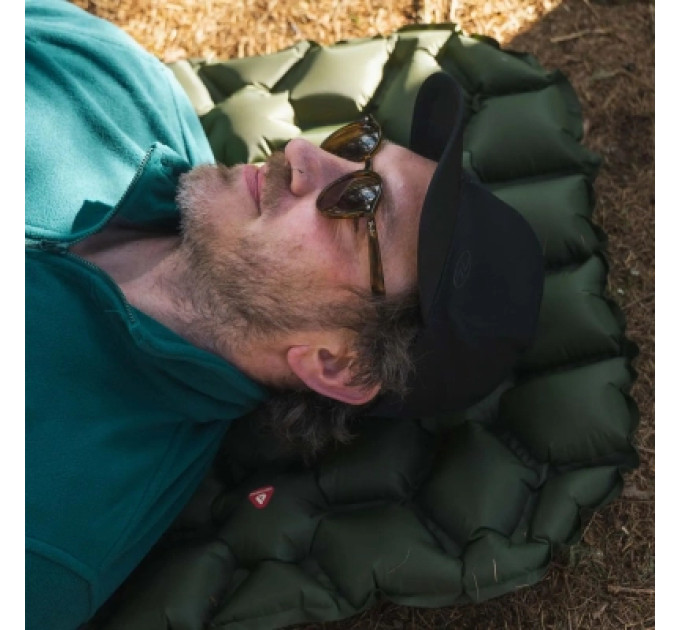 Highlander Туристичний килимок Highlander Nap-Pak Inflatable Sleeping Mat PrimaLoft 5 cm Olive (AIR072-OG) (930481)