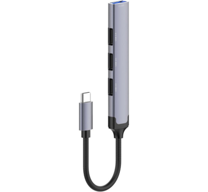 ColorWay Концентратор ColorWay USB-C 4-в-1 USB2.0х3/USB3.0 (CW-HUB04)