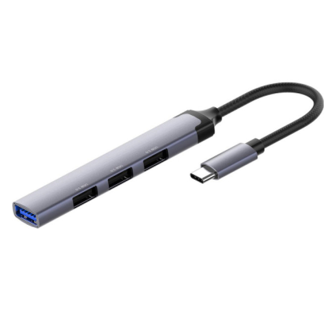 ColorWay Концентратор ColorWay USB-C 4-в-1 USB2.0х3/USB3.0 (CW-HUB04)