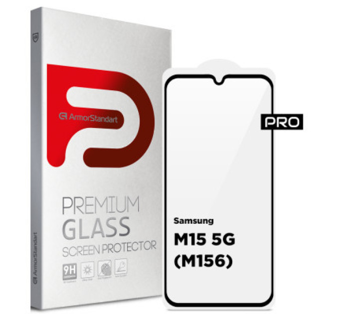 Armorstandart Скло захисне Armorstandart Pro Samsung M15 5G (M156) Black (ARM74368)