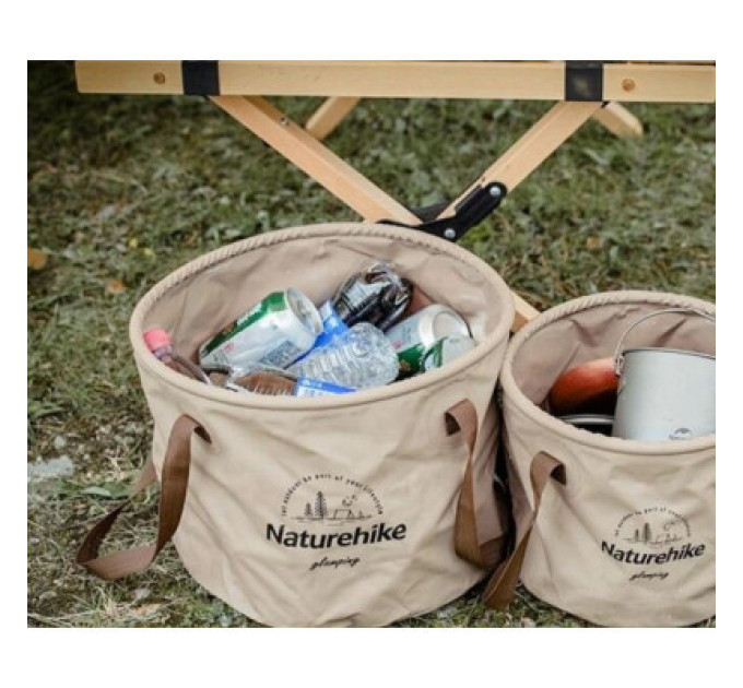 Naturehike Відро складне Naturehike ПВХ NH20SJ040 20 л світло-коричневий (6927595764633)