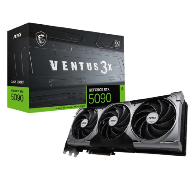 Відеокарта MSI GeForce RTX5090 32GB VENTUS 3X OC (RTX 5090 32G VENTUS 3X OC)