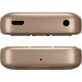 Nokia Мобильный телефон Nokia 130 2023 Dual Sim Light Gold; 2.4" (320x240) TFT / клавиатурный моноблок / ОЗУ 4 МБ / 4 МБ встроенной + microSD до 32 ГБ / без камеры / 2G (GSM) / 130.9x50.6x14 мм, 98.2 г / 1450 мАч / золотистый