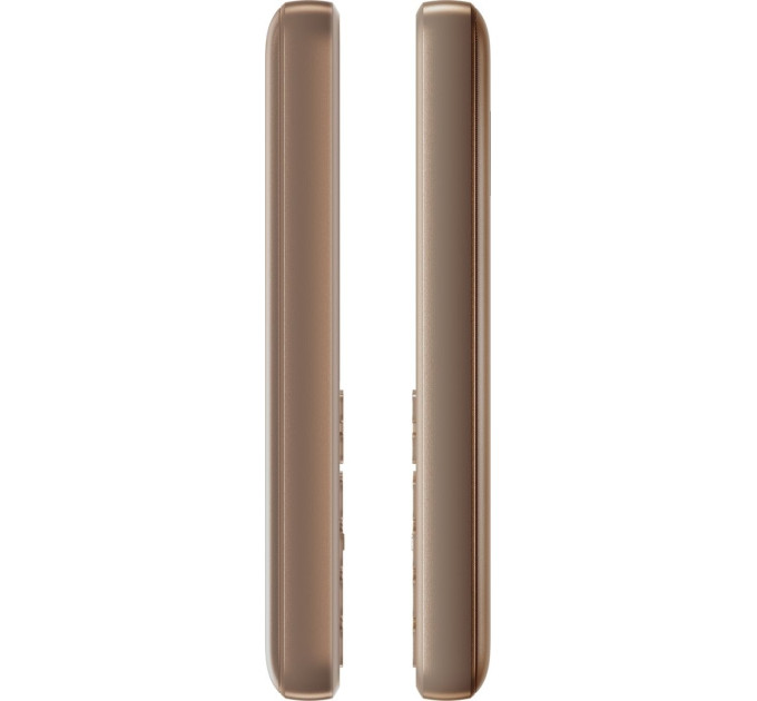 Nokia Мобильный телефон Nokia 130 2023 Dual Sim Light Gold; 2.4" (320x240) TFT / клавиатурный моноблок / ОЗУ 4 МБ / 4 МБ встроенной + microSD до 32 ГБ / без камеры / 2G (GSM) / 130.9x50.6x14 мм, 98.2 г / 1450 мАч / золотистый