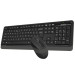 A4Tech Fstyler FG1010, комплект бездротовий клавіатура з мишою, чорний+сірий колір