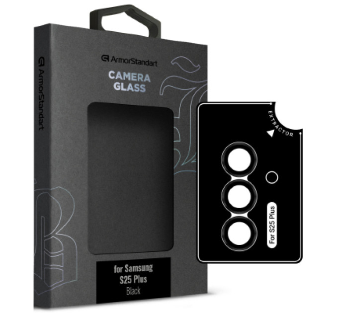 Armorstandart Скло захисне Armorstandart Camera Supreme BI Samsung S25 Plus Black (ARM83220)