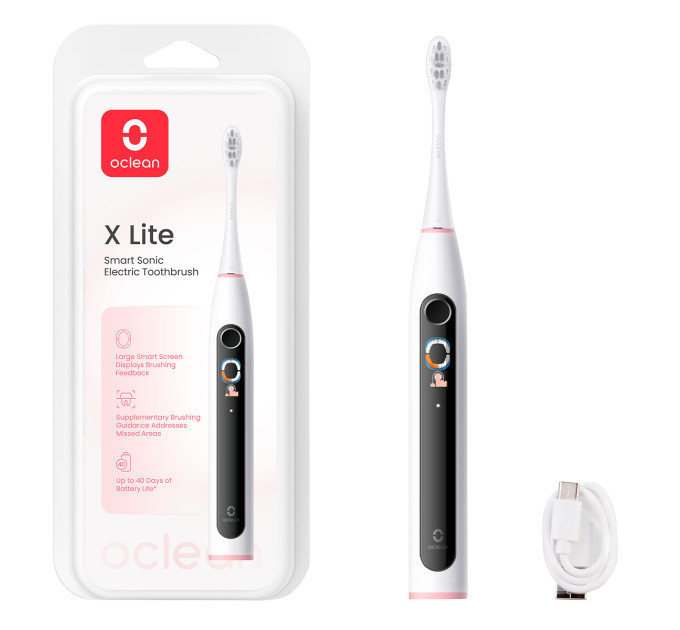 Oclean Розумна зубна електрощітка Oclean X Lite Grey (6970810555981)