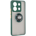 Armorstandart Чохол до мобільного телефона Armorstandart Frosted Matte Ring Xiaomi Redmi Note 13 Pro 5G / Poco X6 5G Dark Green (ARM72725)