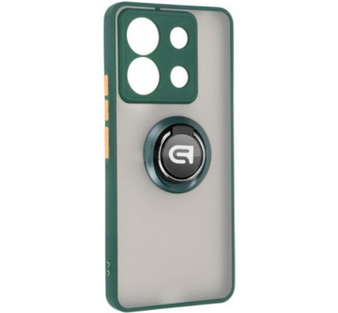 Armorstandart Чохол до мобільного телефона Armorstandart Frosted Matte Ring Xiaomi Redmi Note 13 Pro 5G / Poco X6 5G Dark Green (ARM72725)