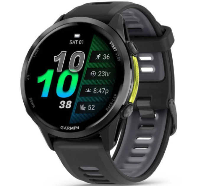 Garmin Смарт-годинник Garmin Forerunner 970, Black/Amp Yellow, GPS (010-02969-10)