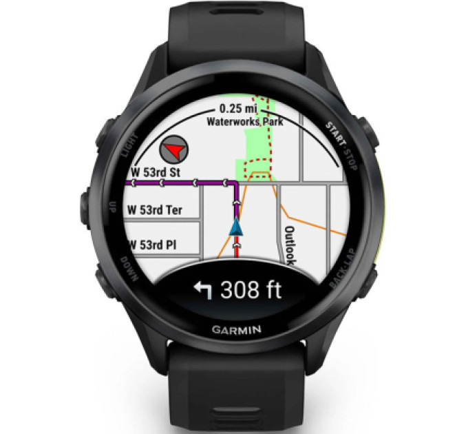 Garmin Смарт-годинник Garmin Forerunner 970, Black/Amp Yellow, GPS (010-02969-10)