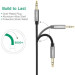 Ugreen Кабель мультимедійний 3.5mm M to 3.5mm M 1.5m AV119 black Ugreen (10734)