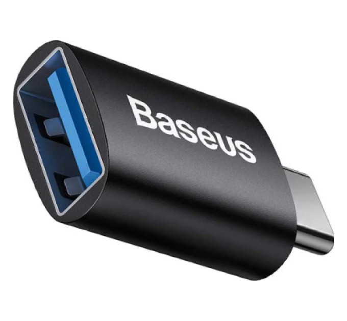 Перехідник OTG USB 3.1 AF to USB-C black Baseus (ZJJQ000001)