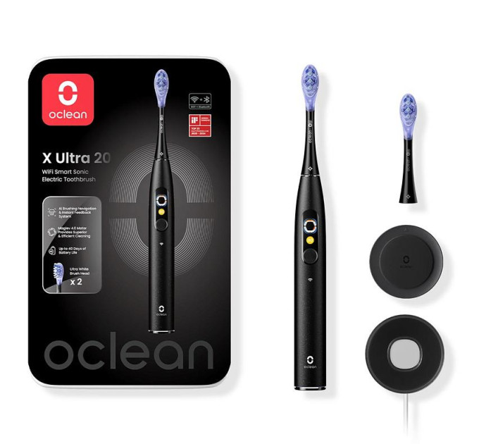 Oclean Електрична зубна щітка Oclean X Ultra 20 Electric Toothbrush Black