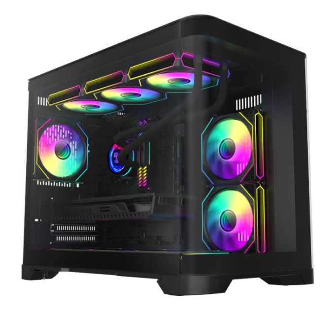 Gamemax Корпус для комп'ютера MATX W/O PSU HYPE-M BK GAMEMAX