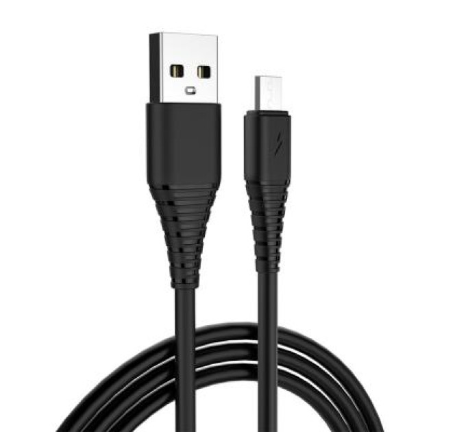 ColorWay Дата кабель USB 2.0 AM to Micro 5P 1.0m black ColorWay (CW-CBUM025-BK)