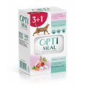 Optimeal Вологий корм для кішок Optimeal з ягнятком та овочами у желе 4x85 г (4820083907470)