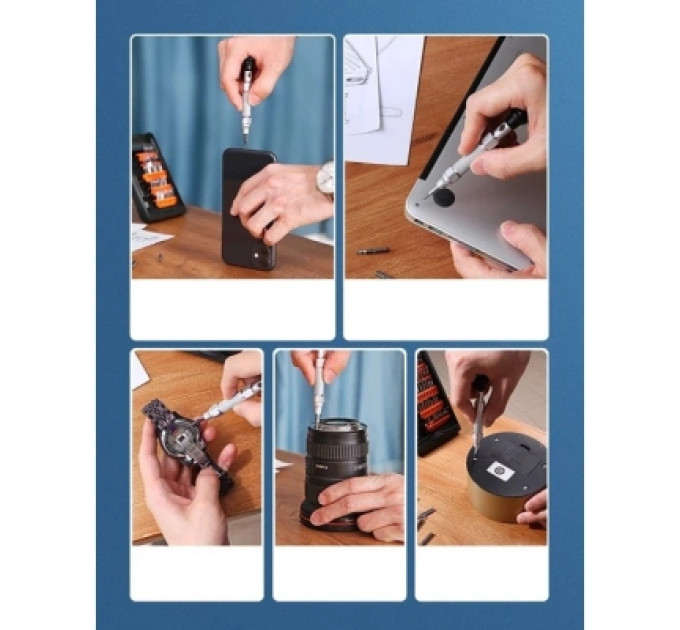 Ugreen Набір викруток Ugreen CM372 38-in-1 Aluminum Alloy Screwdriver Set (80459)