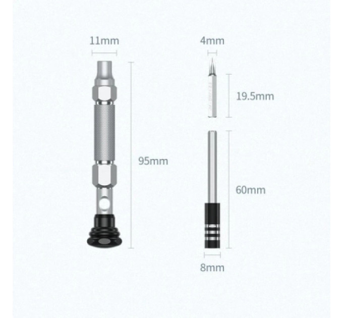 Ugreen Набір викруток Ugreen CM372 38-in-1 Aluminum Alloy Screwdriver Set (80459)