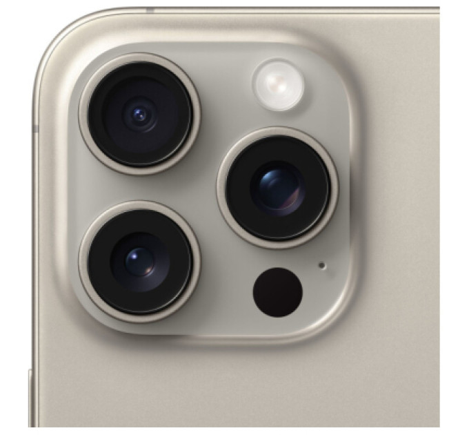 Apple Мобільний телефон Apple iPhone 15 Pro Max 256Gb Natural Titaniume Sim (REFA) BREEZY (2AMU683)