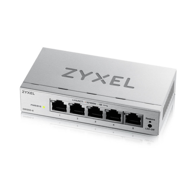 Комутатор ZYXEL GS1200-5 v3 (GS1200-5V3-EU0101F)