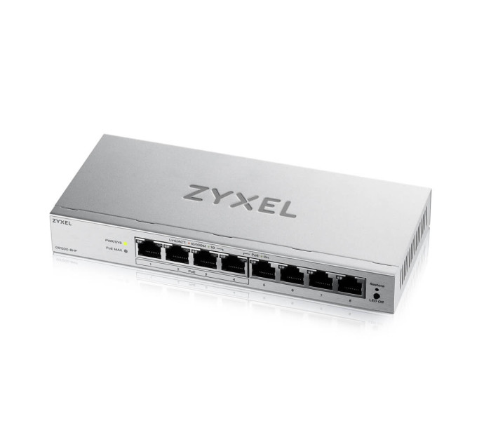ZyXel Комутатор ZYXEL GS1200-8HP v3 (GS1200-8HPV3-EU0101F)
