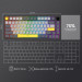 Ajazz Клавіатура Ajazz AK820 Sea Salt Switch RGB USB-C UA Black (AK820-SS-BGY)